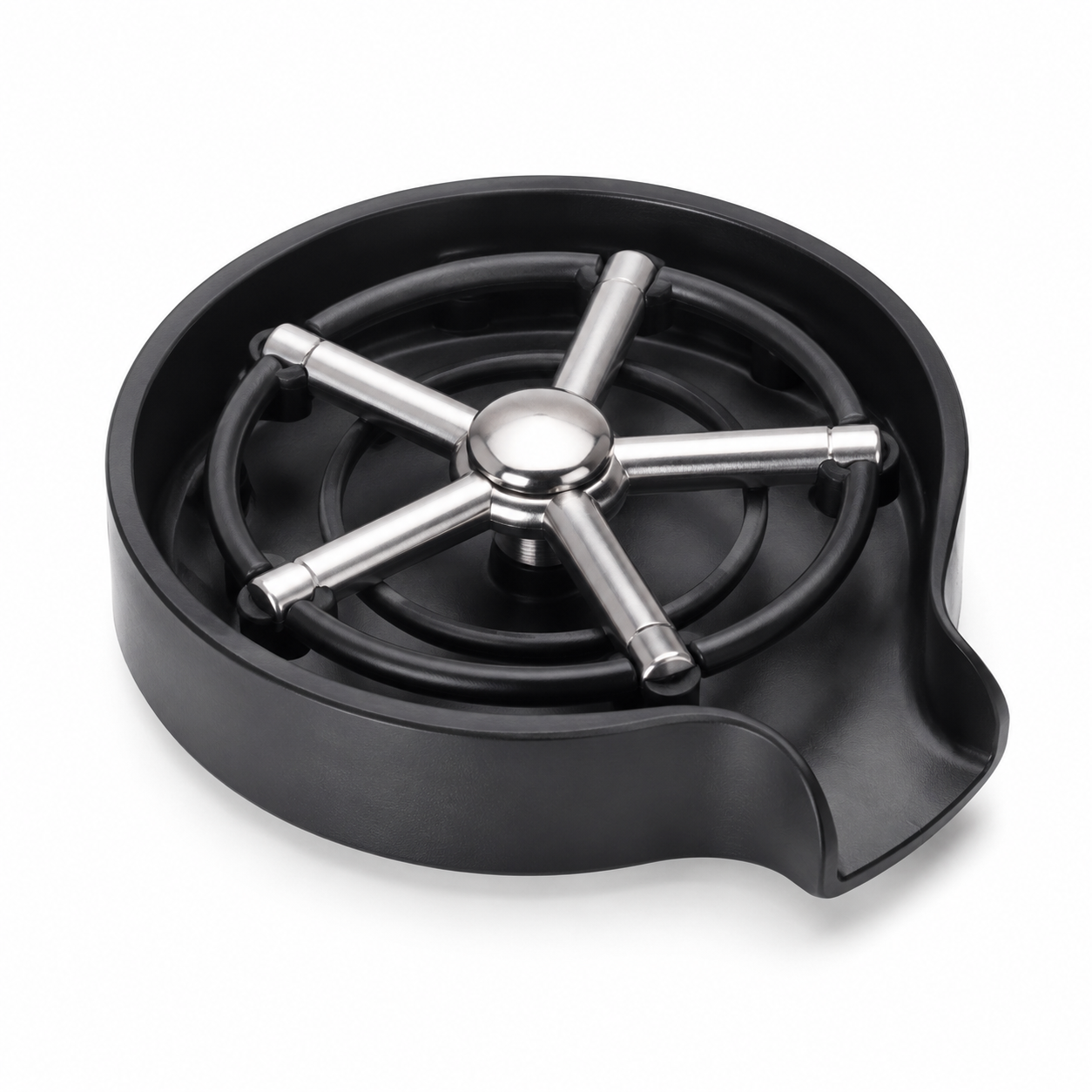 Rince-verres multi-jets, vue produit sur fond blanc